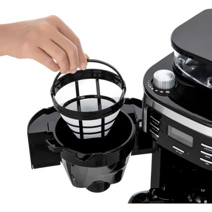 Sencor - Filterkaffeemaschine 1,5 l mit LCD-Display 900W/230V