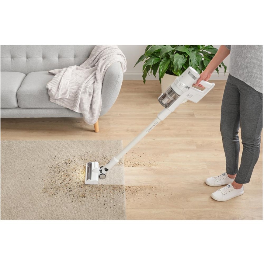 Sencor - Kabelloser Stabstaubsauger 2in1 250W/2200 mAh Weiß