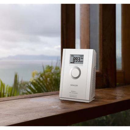 Sencor - Kabelloser CO2-Sensor 5V/3xAA 2000 mAh