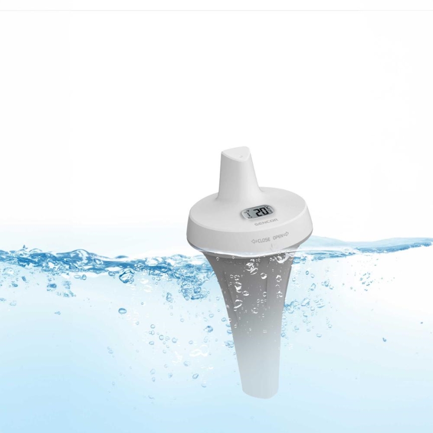 Sencor - Kabelloser Schwimmsensor für den Pool 2xAA IPX7