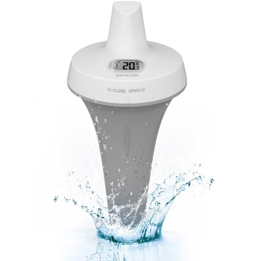 Sencor - Kabelloser Schwimmsensor für den Pool 2xAA IPX7