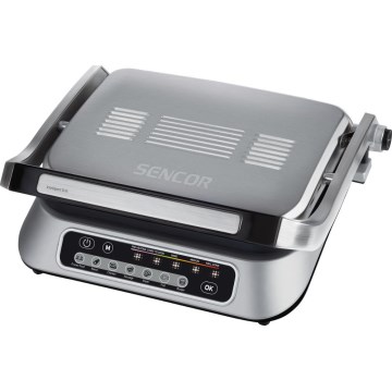 Sencor - Kontaktgrill 2100W/230V matt Chrom
