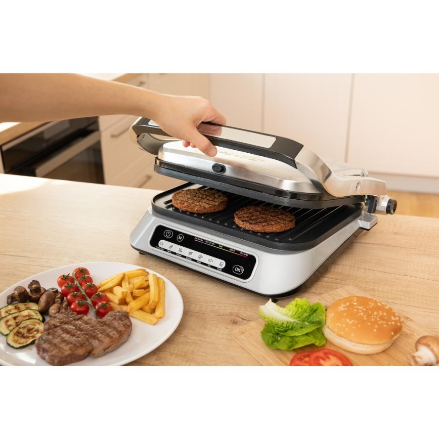 Sencor - Kontaktgrill 2100W/230V matt Chrom