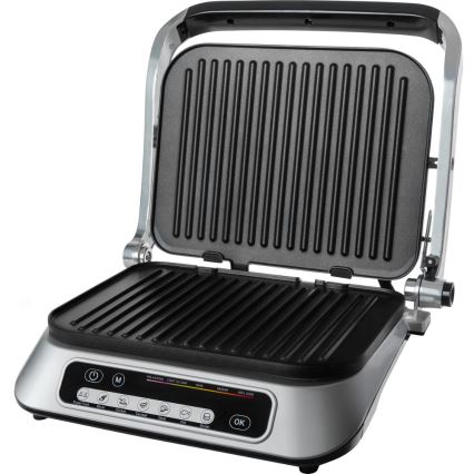 Sencor - Kontaktgrill 2100W/230V matt Chrom