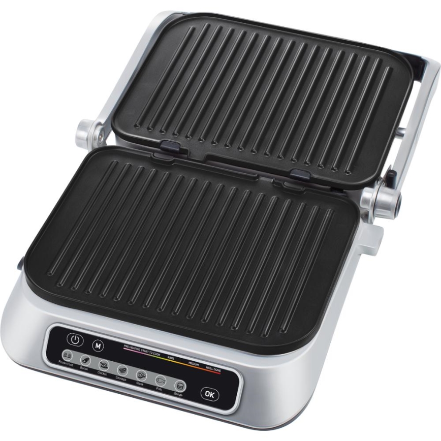 Sencor - Kontaktgrill 2100W/230V matt Chrom