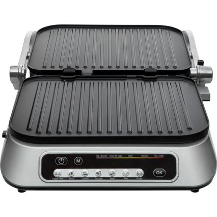 Sencor - Kontaktgrill 2100W/230V matt Chrom