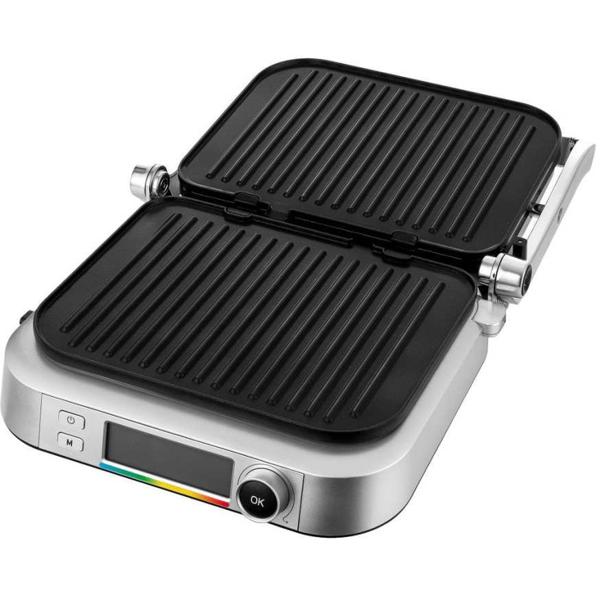Sencor - Kontaktgrill 2100W/230V matt Chrom