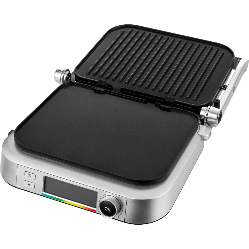 Sencor - Kontaktgrill 2100W/230V matt Chrom