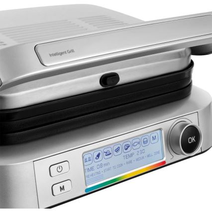 Sencor - Kontaktgrill 2100W/230V matt Chrom