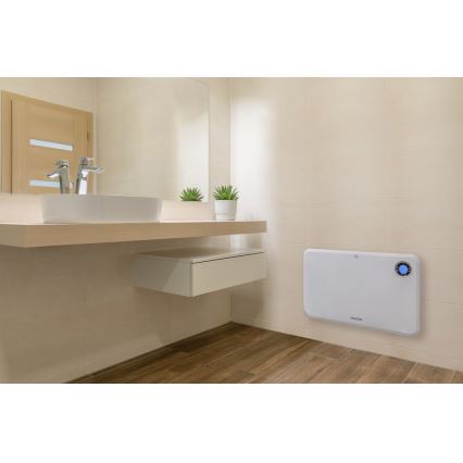 Sencor - Konvektionsheizer mit LCD-Display und Thermostat 750W/1500W/230V IP24