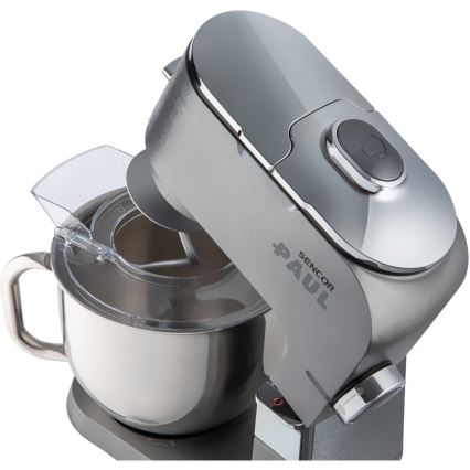 Sencor - Küchenmaschine mit Edelstahlschüssel 1700W/230V mattchrom