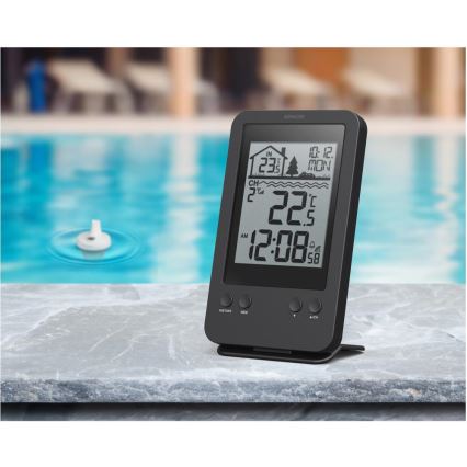 Sencor - Messstation mit kabellosem Schwimmsensor für den Pool 2xAA + 2xAA IPX7