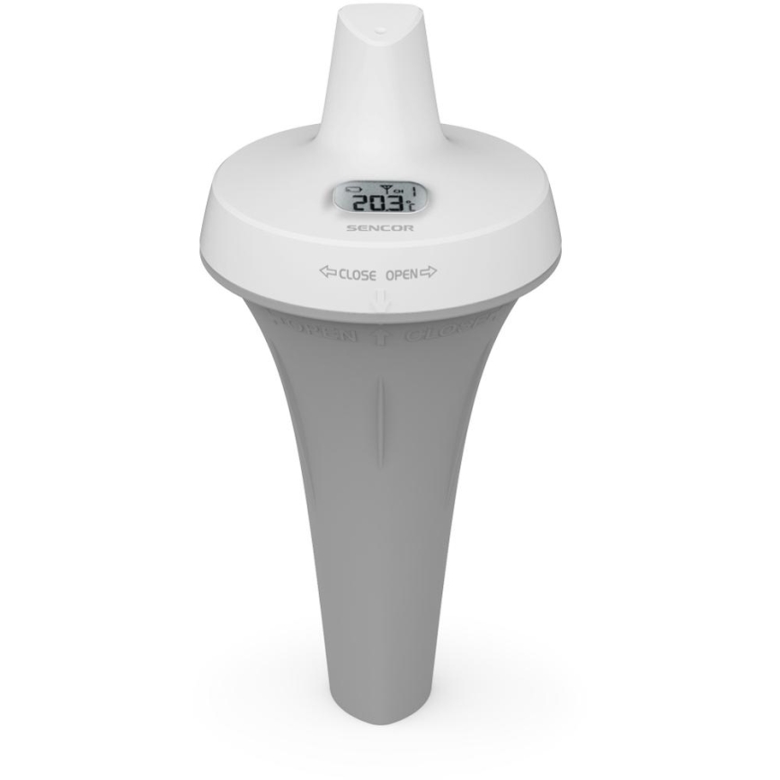 Sencor - Messstation mit kabellosem Schwimmsensor für den Pool 2xAA + 2xAA IPX7
