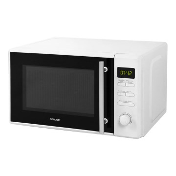 Sencor - Mikrowelle mit Grillfunktion 700W/1000W/230V 20 l weiß
