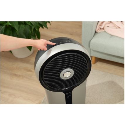 Sencor - Mobiler Luftkühler 3in1 110W/230V silber/schwarz + Fernbedienung