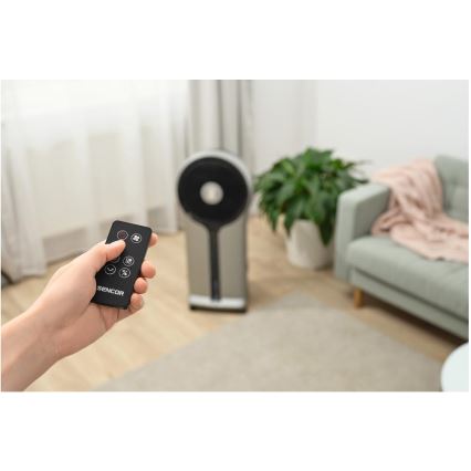 Sencor - Mobiler Luftkühler 3in1 110W/230V silber/schwarz + Fernbedienung