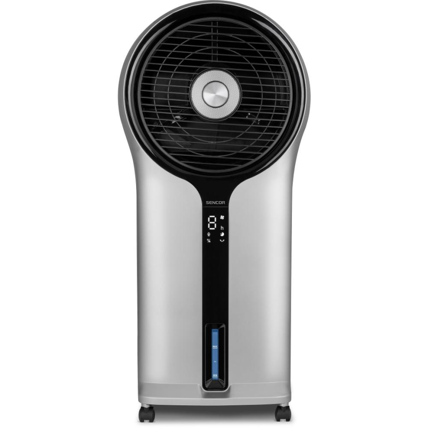 Sencor - Mobiler Luftkühler 3in1 110W/230V silber/schwarz + Fernbedienung