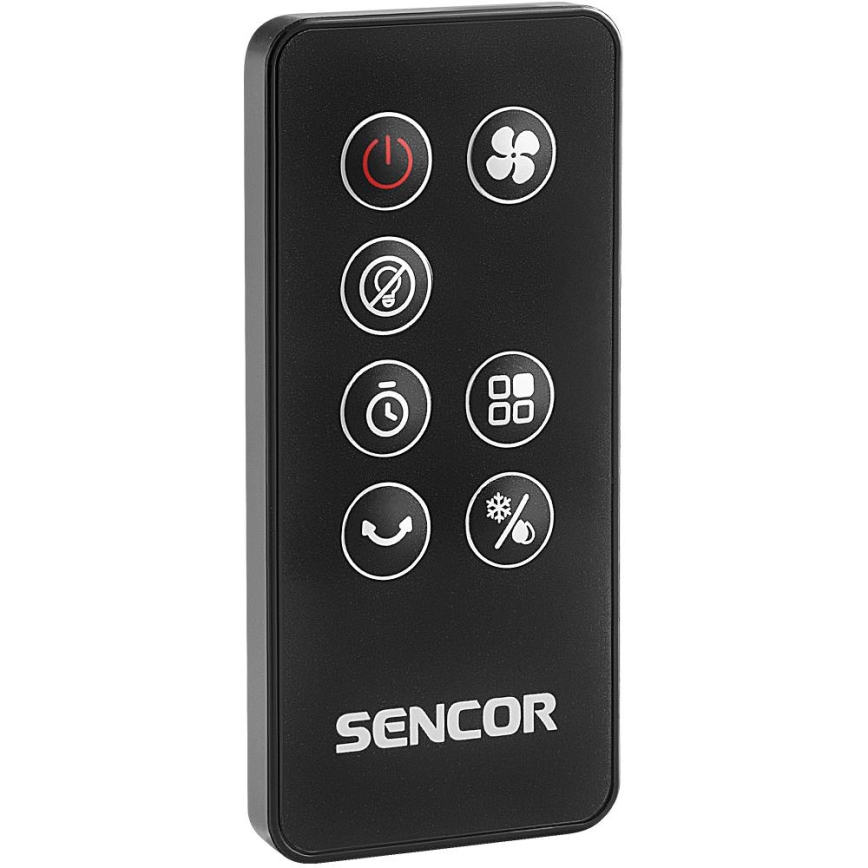 Sencor - Mobiler Luftkühler 3in1 110W/230V silber/schwarz + Fernbedienung