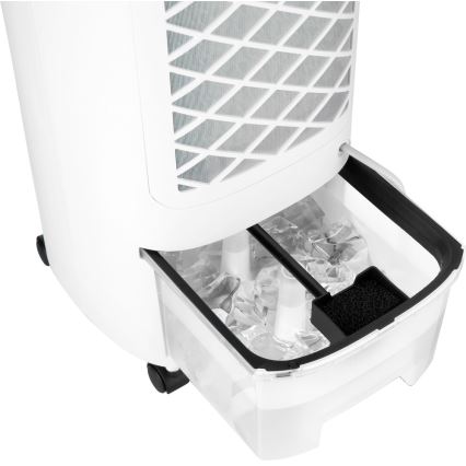 Sencor - Mobiler Luftkühler mit LED-Display 3in1 45W/230V Weiß + Fernbedienung
