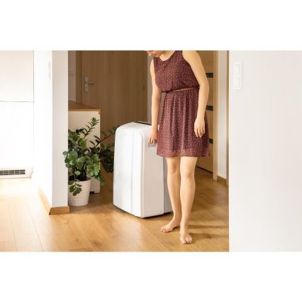 Sencor - Mobiles Smart-Klimagerät 3in1 mit komplettem Zubehör 1450W/230V 12000 BTU Wi-Fi weiß + Fernbedienung