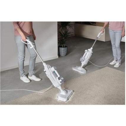 Sencor - Multifunktionaler Dampfmopp 2in1 1500W/230V IPX4 Weiß