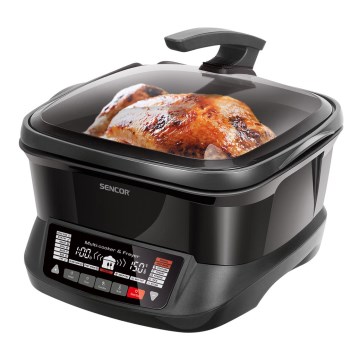 Sencor - Multifunktionsbratpfanne mit Zubehör 1800W/230V 18 Funktionen 4,8l