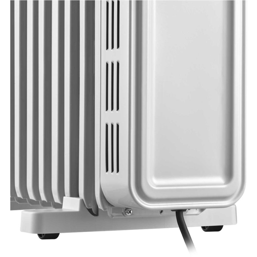 Sencor - Ölradiator mit 13 Rippen 1000/2500W/230V weiß + Fernbedienung