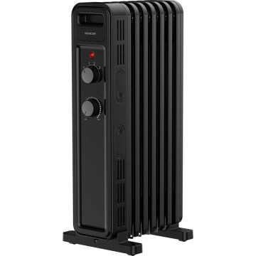 Sencor - Ölradiator mit 7 Heizrippen 600/900/1500W/230V schwarz