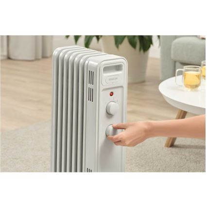 Sencor - Ölradiator mit 7 Rippen 600/900/1500W/230V weiß