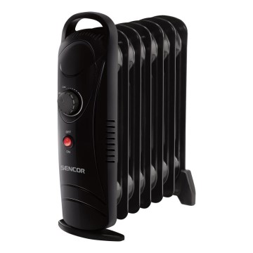 Sencor - Ölradiator mit 7 Rippen 700W/230V schwarz