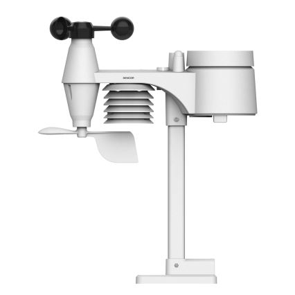 Sencor - Professionelle Wetterstation mit farbigem LCD-Display 5V/1xCR2032 + 3xAA Wi-Fi
