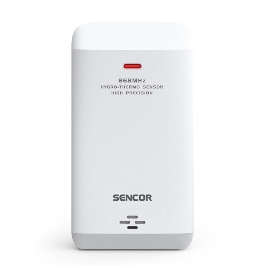 Sencor - Professionelle Wetterstation mit farbigem LCD-Display 5V/1xCR2032 + 3xAA Wi-Fi