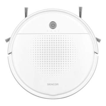 Sencor - Saugroboter mit Wischfunktion 2in1 18W/1500 mAh weiß + Fernbedienung