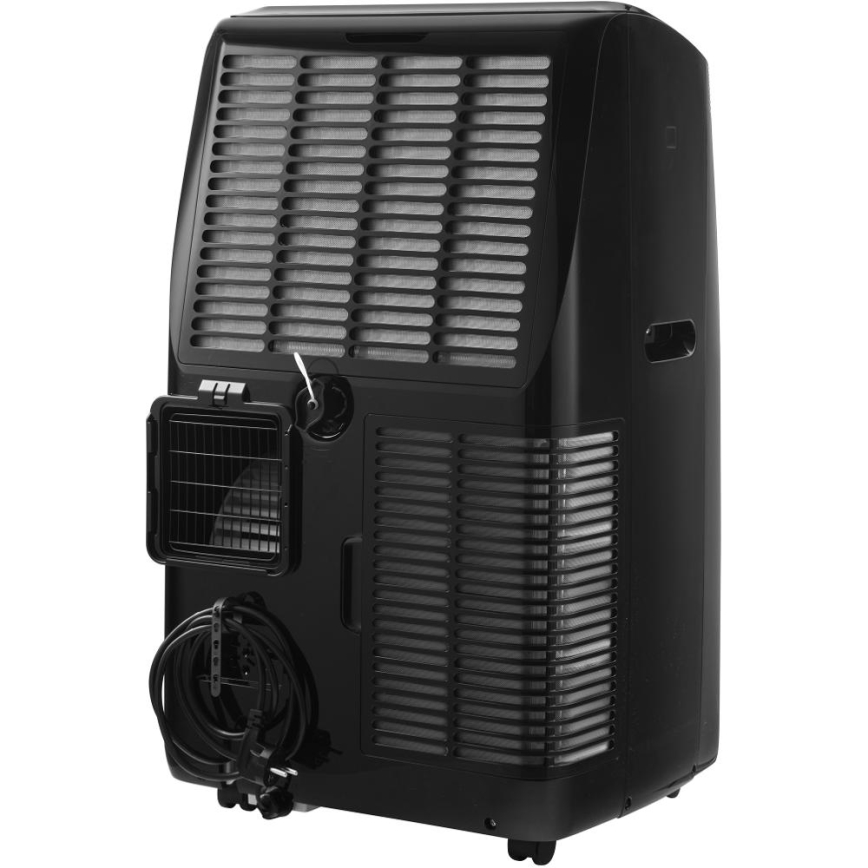 Sencor - Intelligente mobile Klimaanlage 4in1 inklusive komplettem Zubehör 900W/230V 9000 BTU Wi-Fi schwarz + Fernbedienung