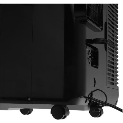 Sencor - Intelligente mobile Klimaanlage 4in1 inklusive komplettem Zubehör 900W/230V 9000 BTU Wi-Fi schwarz + Fernbedienung