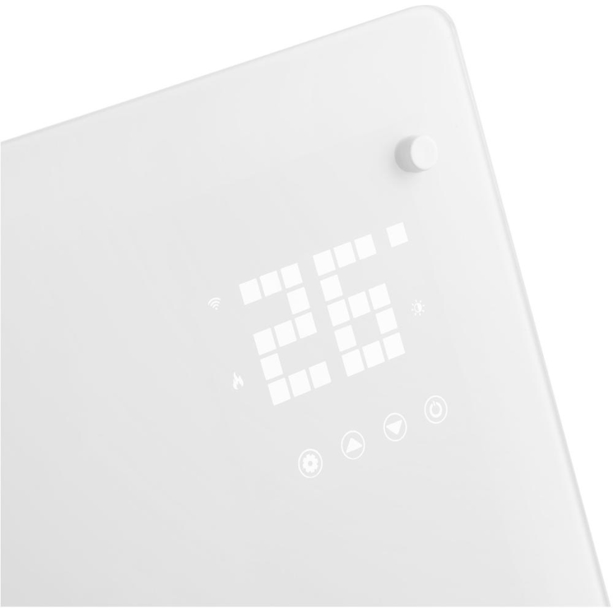 Sencor - Intelligenter elektrischer Direktheizer/Konvektor 2000W/230V IP24 WLAN weiß + Fernbedienung