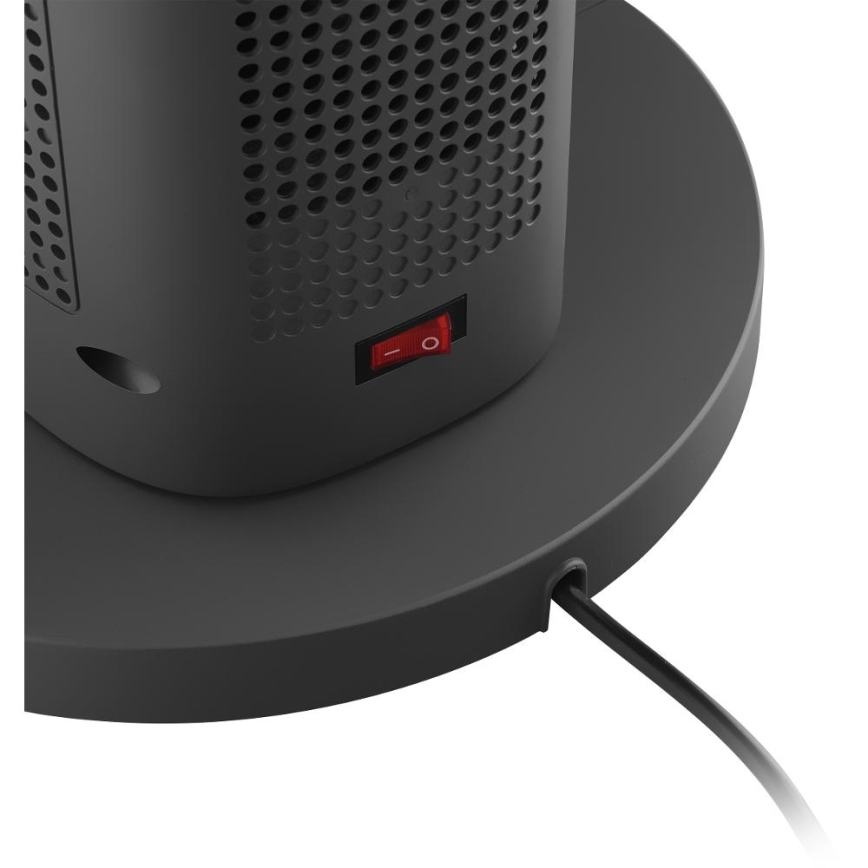 Sencor - Blattloser Turm-Keramik-Heizlüfter 1200/2000W/230V Anthrazit + Fernbedienung