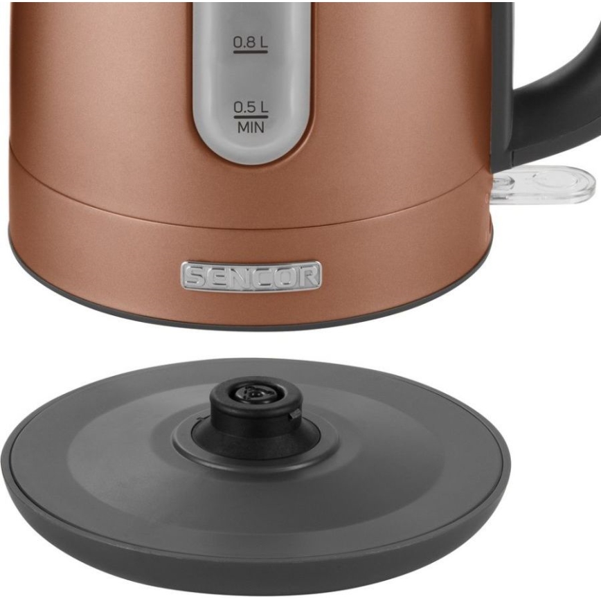 Sencor – Wasserkocher 1,2 l 2150W/230V Kupfer