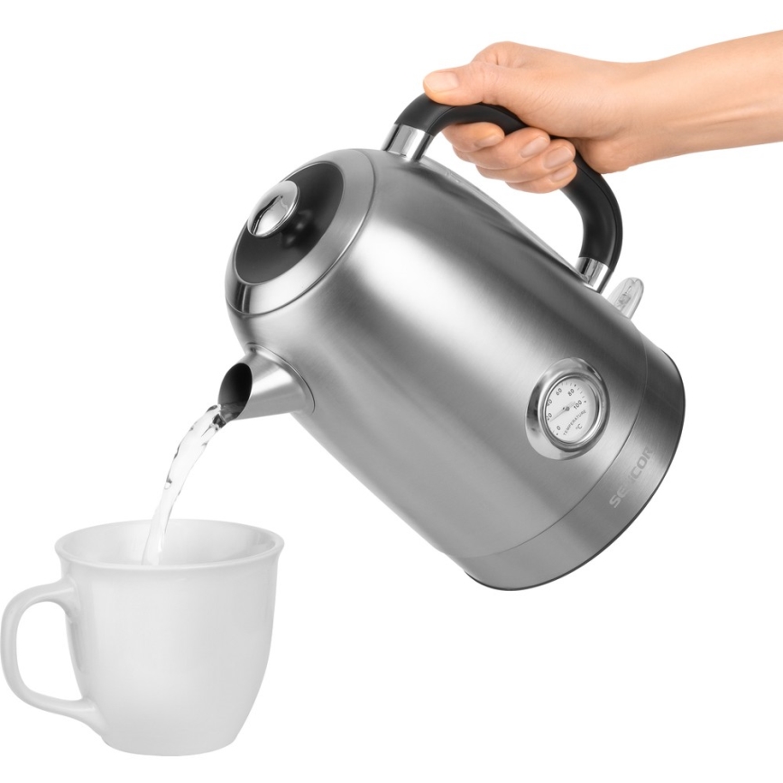 Sencor - Wasserkocher 1,7 l 2200W/230V aus Edelstahl