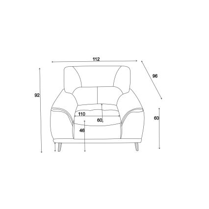 Sessel LIVORNO Beige