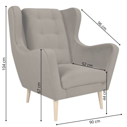 Sessel OMI XXL rosa
