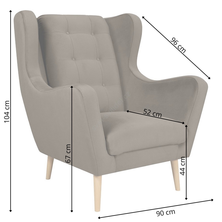 Sessel OMI XXL rosa