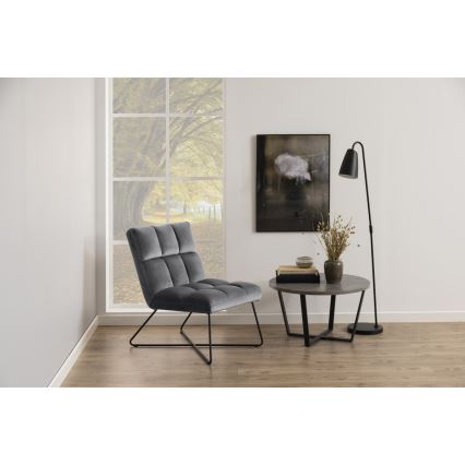 Sessel ZETA dunkelgrau