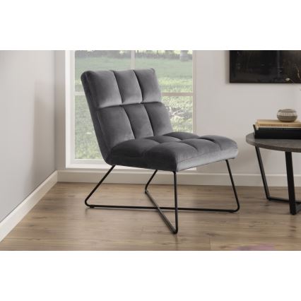 Sessel ZETA dunkelgrau