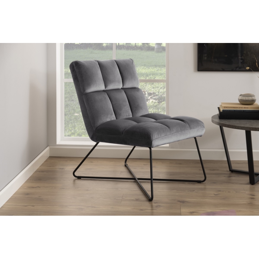 Sessel ZETA dunkelgrau