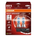 SET 2x Auto-Glühlampe NIGHT BREAKER H11 PGJ19-2/55W/12V - Osram