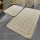 SET 2x Badezimmerteppich BAMBI 60/100 cm beige