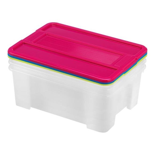SET 3x Aufbewahrungsbox TEX BOX 10 l