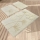 SET 3x Badezimmerteppich ORKIDE 60/60/100 cm beige