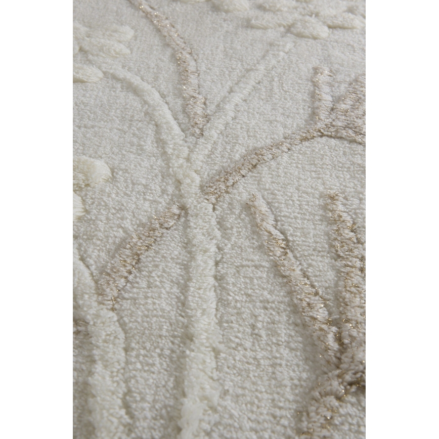 SET 3x Badezimmerteppich ORKIDE 60/60/100 cm beige